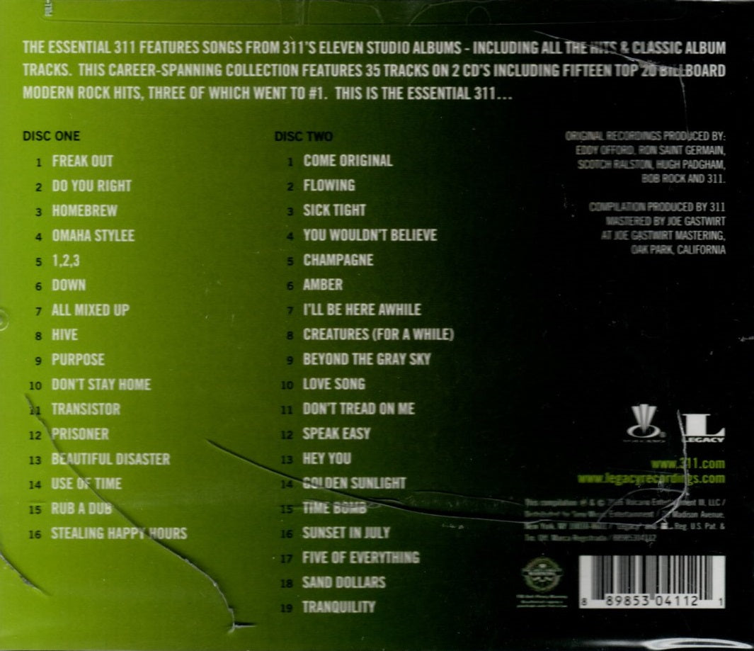 CD X2 311 – The Essential 311