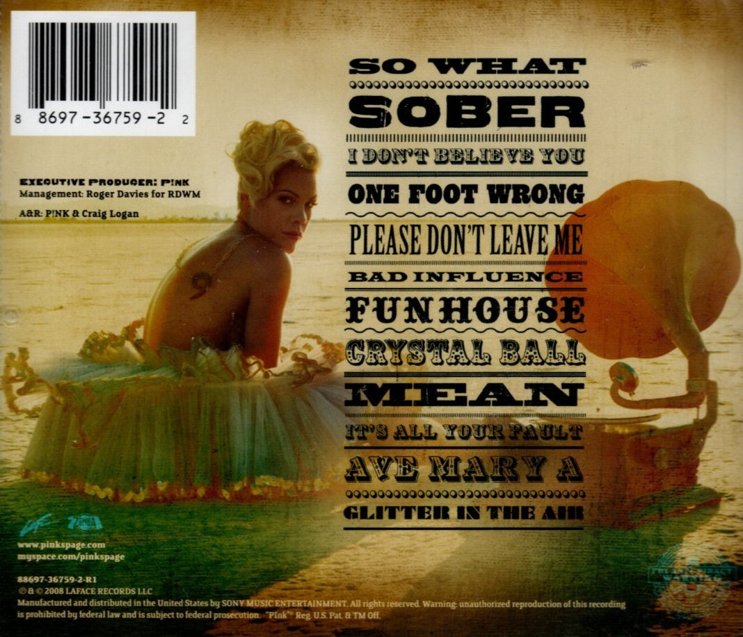 CD P!NK ‎– Funhouse