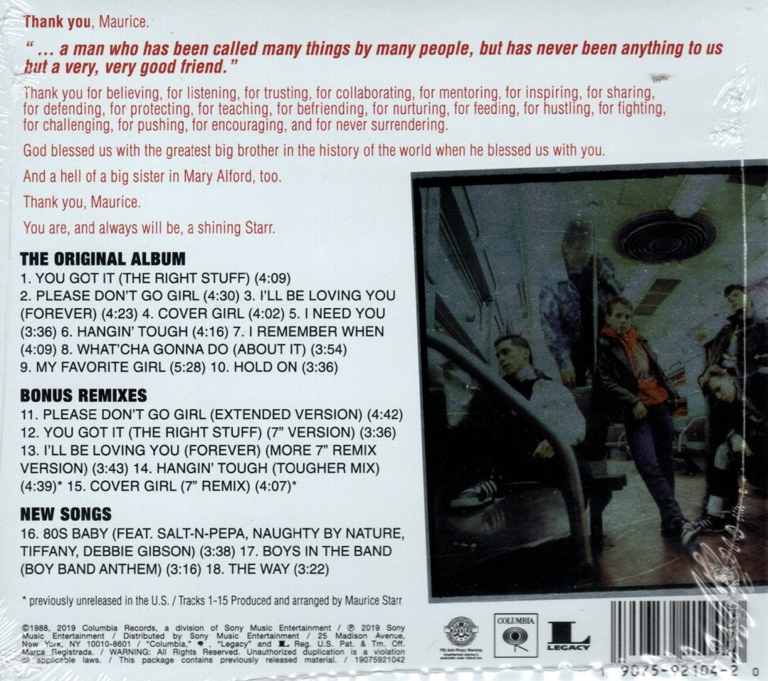 CD New Kids On The Block – Hangin' Tough