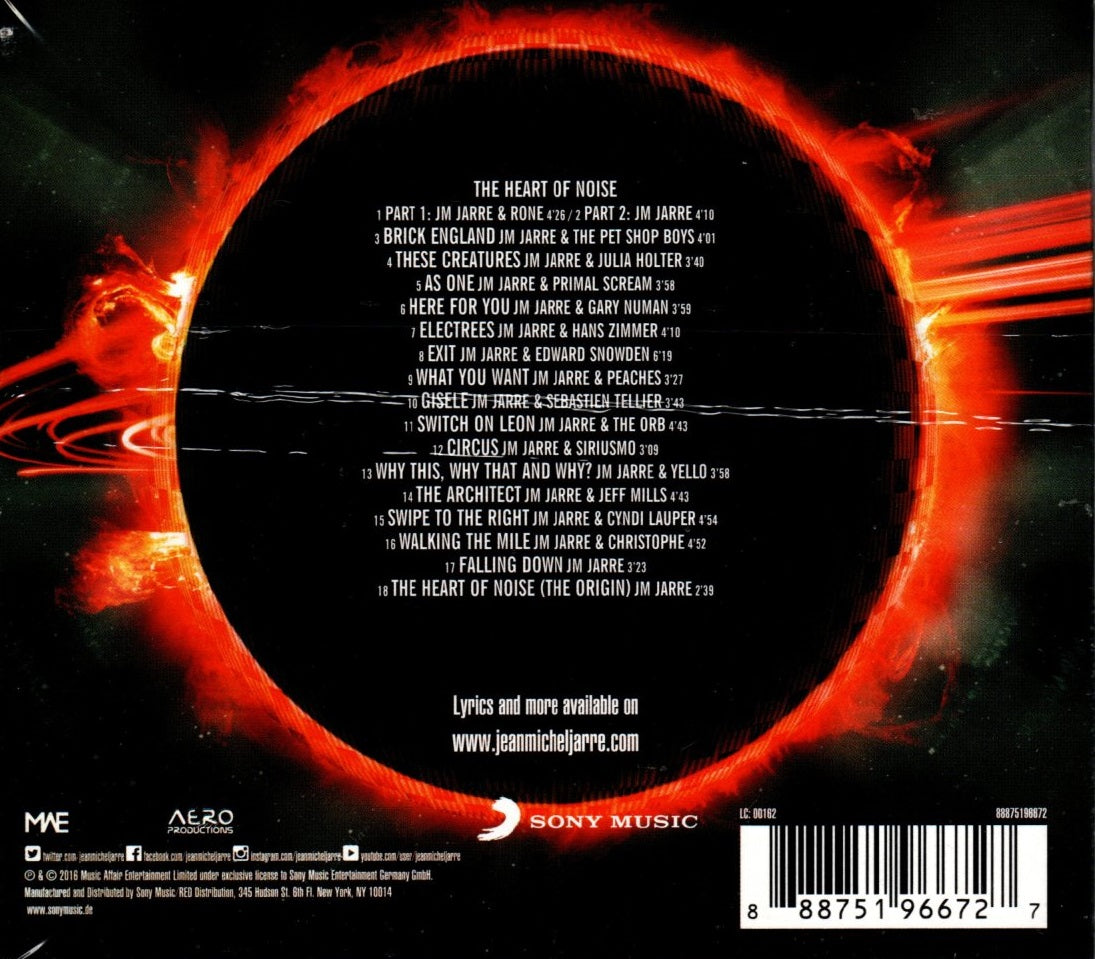 CD Jean-Michel Jarre ‎– Electronica 2 - The Heart Of Noise