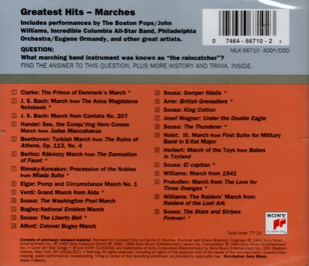 CD Various – Greatest Hits Marches