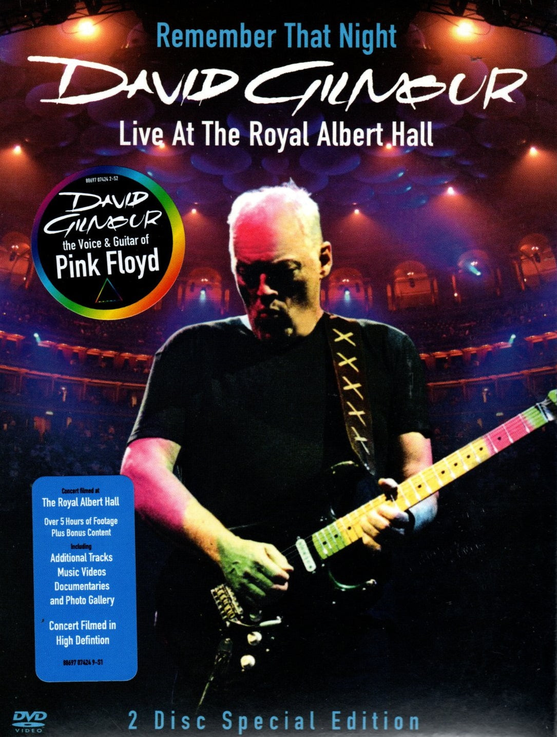 DVD David Gilmour – Remember That Night (Live At The Royal Albert Hall)