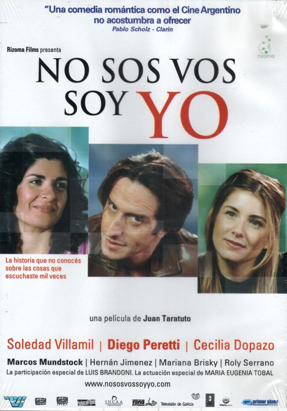 DVD NO SOS VOS SOY YO