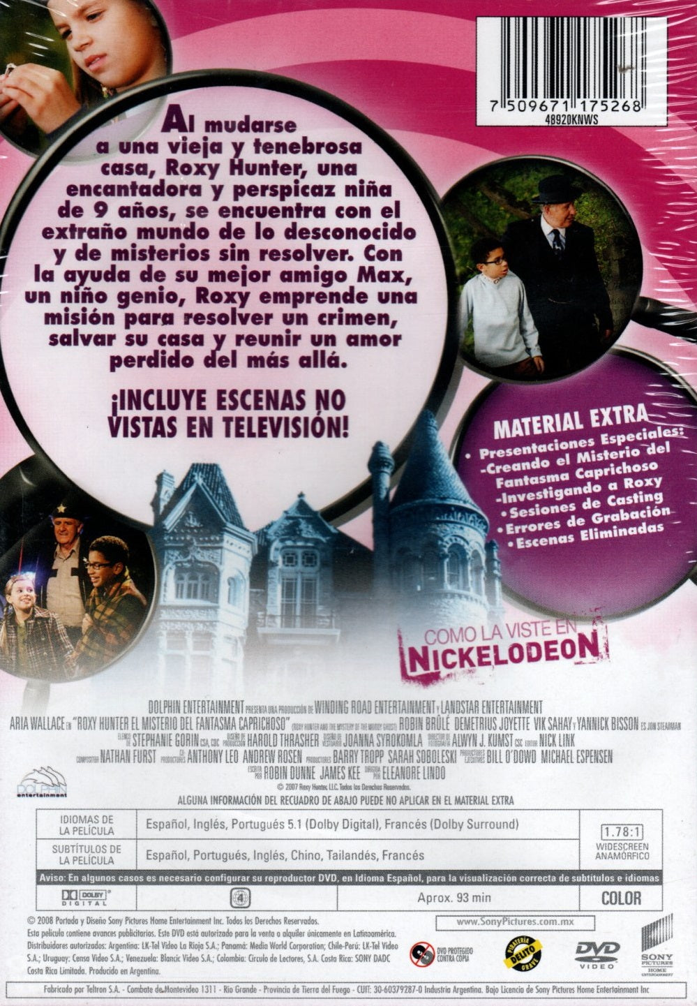 DVD ROXY HUNTER Y EL MISTERIO DEL FANTASMA CAPRICHOSO