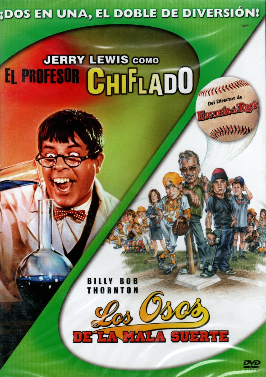 DVD EL PROFESOR CHIFLADO - LOS OSOS DE LA MALA SUERTE