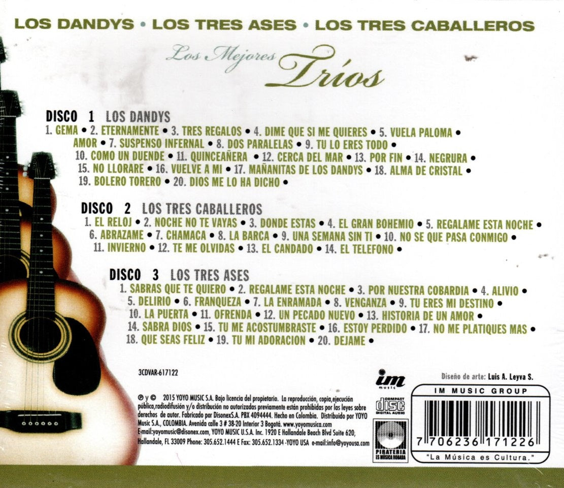 CDX3 Los Mejores Trios - Los Dandys, Los Tres Ases, Los Tres Caballeros