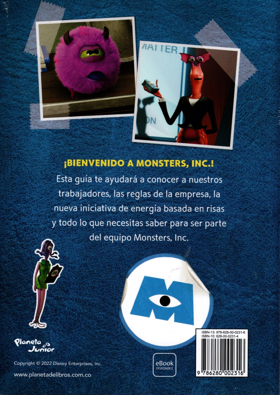 Libro Monsters At Work - Conoce A Los Monstruos