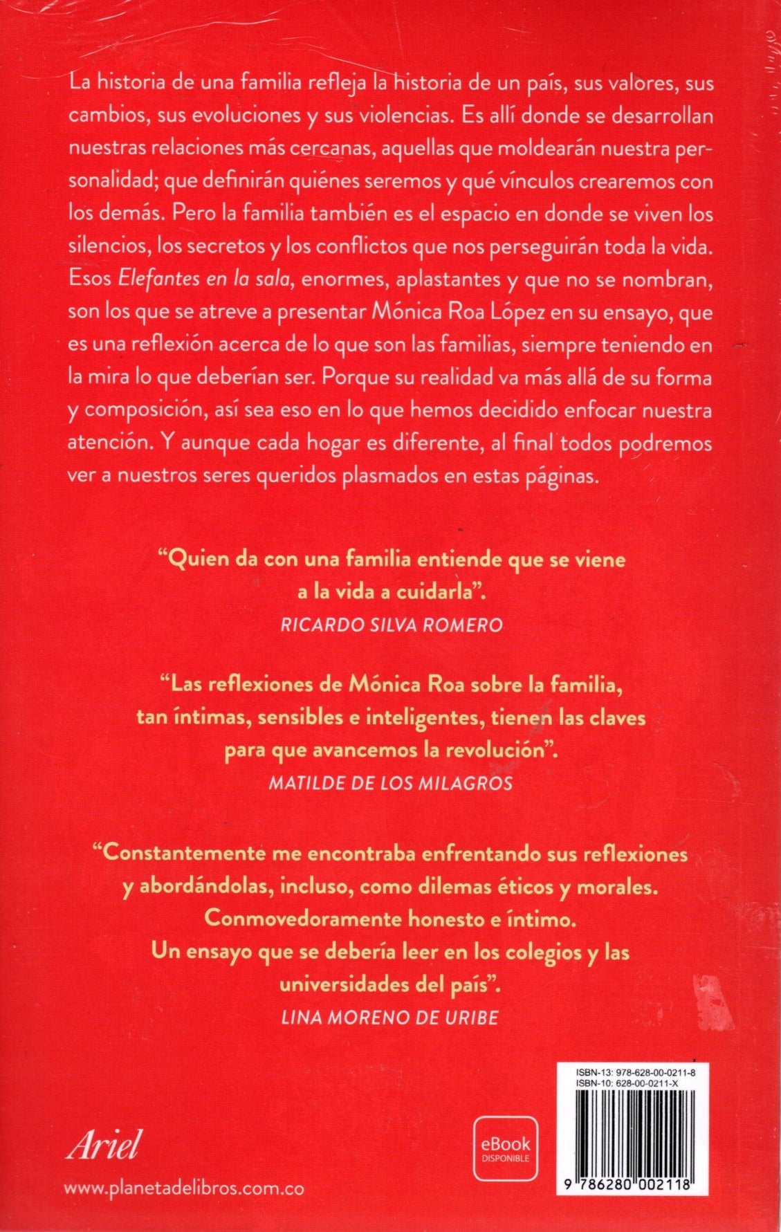 Libro Mónica Roa López - Elefantes En La Sala