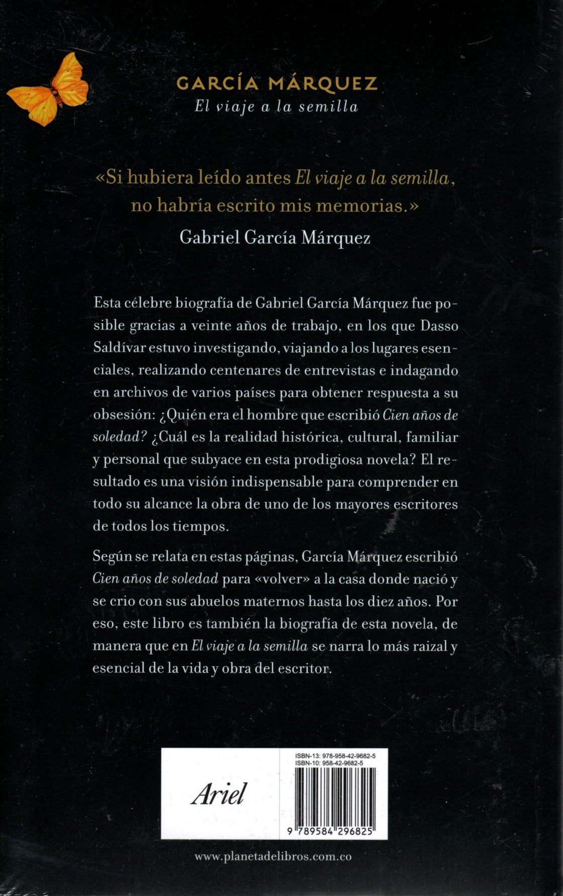 Libro Gabriel García Márquez - El Viaje A La Semilla