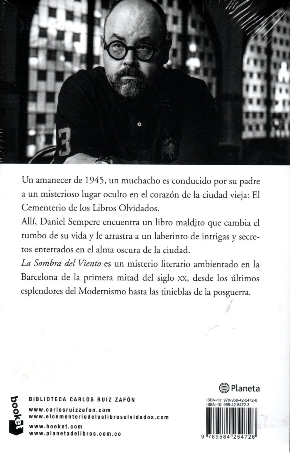 Libro Carlos Ruiz Zafón - La Sombra Del Viento