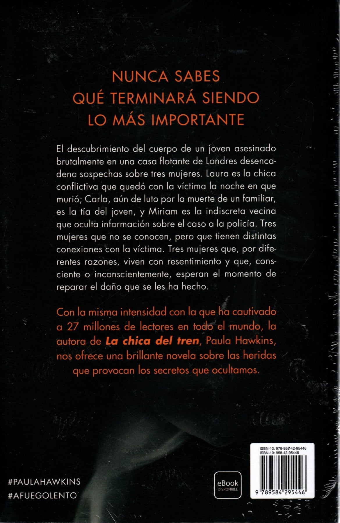 Libro Paula Hawkins - A Fuego Lento