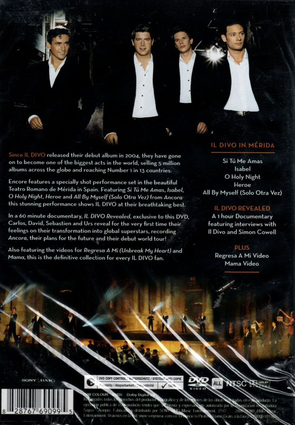 DVD IL DIVO - ENCORE