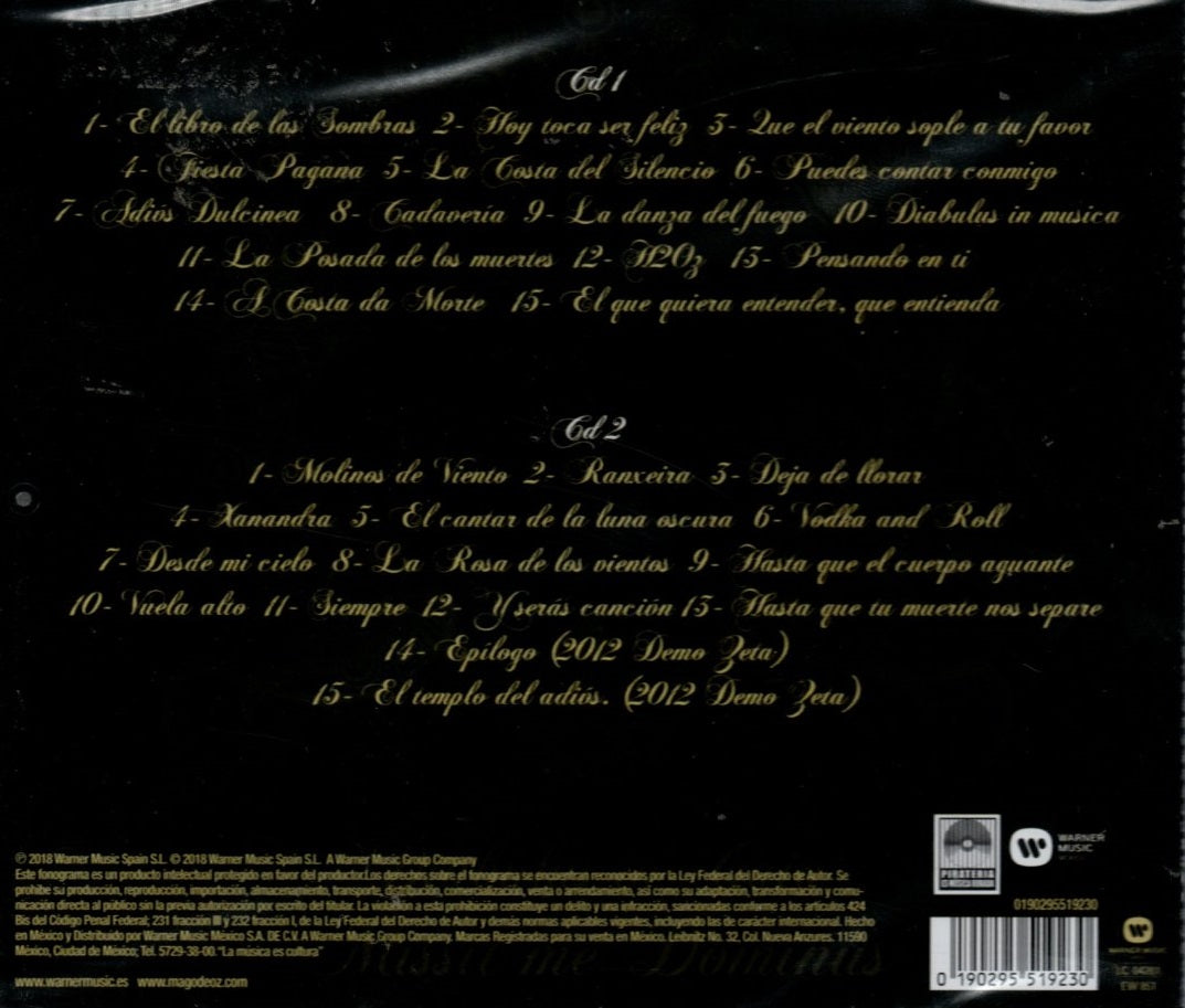 CD X2 Mago De Oz - 30 Años 30 Canciones