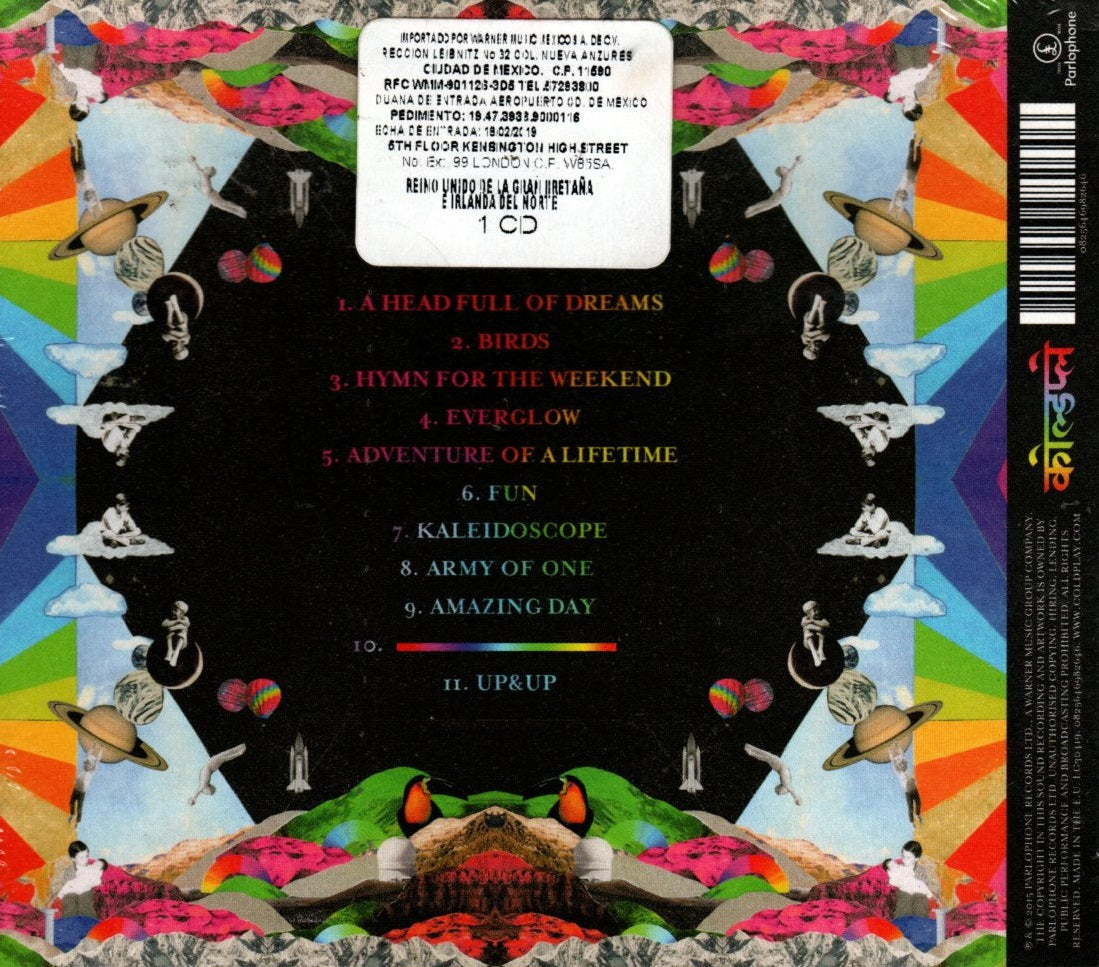 CD ColdPlay - A Head Full Of Dreams