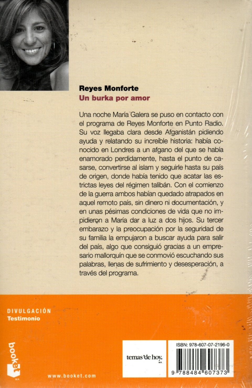 Libro Reyes Monforte - Un Burka Por Amor