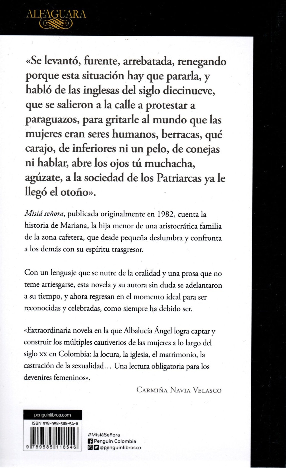 Libro Albalucía Ángel - Misiá Señora