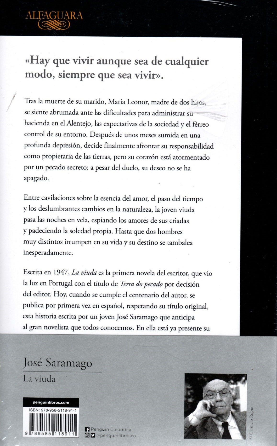 Libro José Saramago - La Viuda