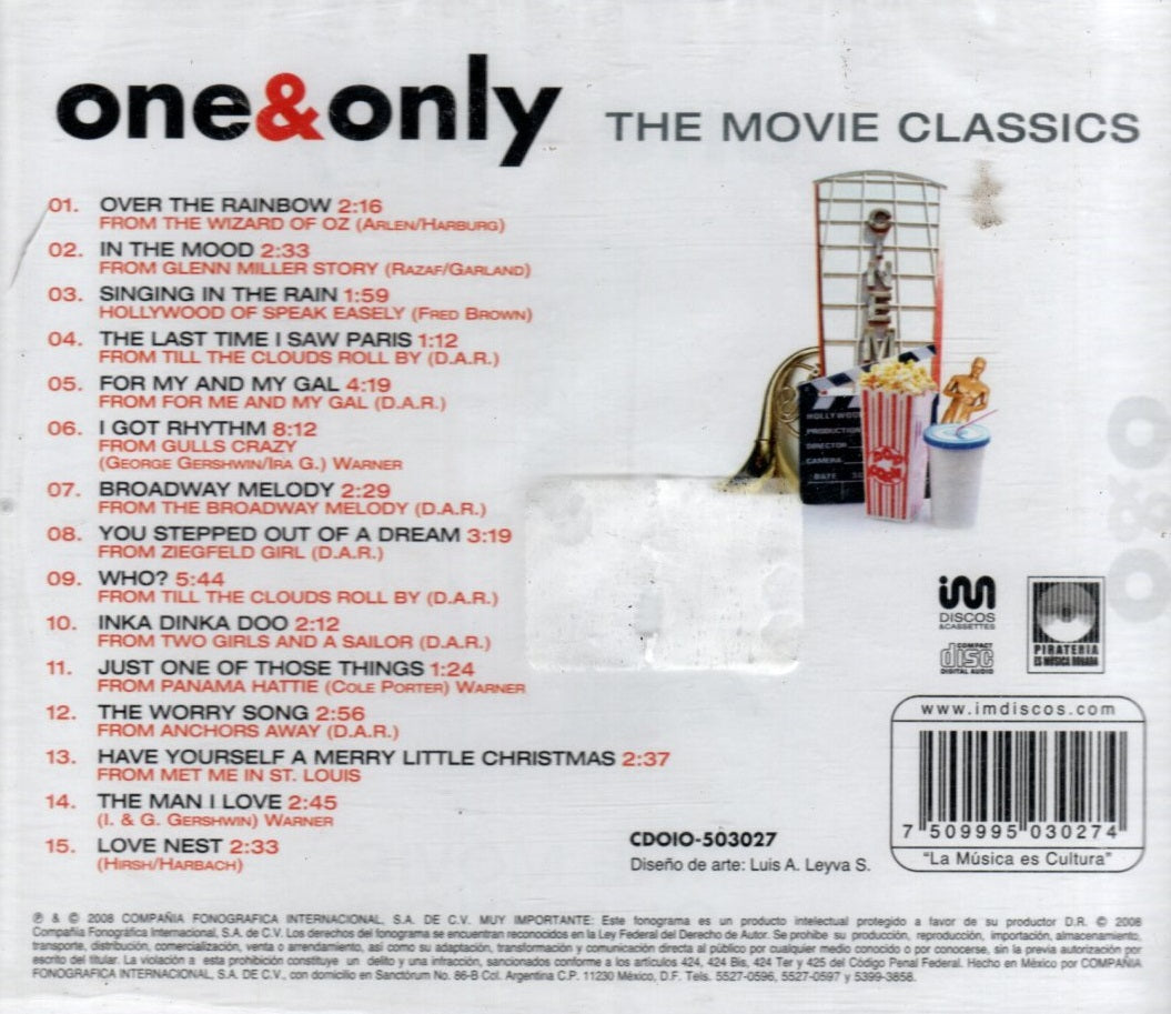 CD One & Only - The Movie Classics