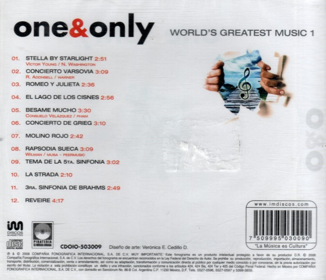 CD One & Only - World's Greatest Music 1