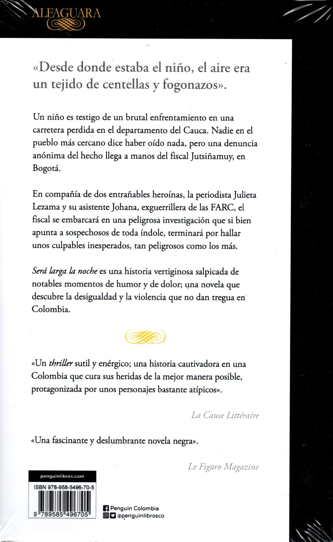 Libro Santiago Gamboa - Será Larga La Noche