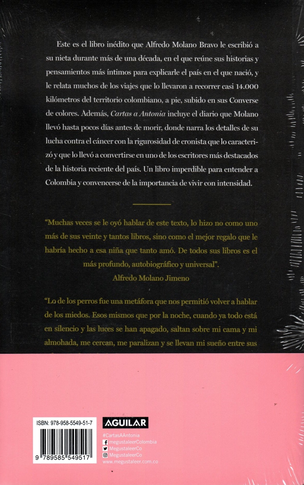Libro Alfredo Molano Bravo - Cartas A Antonia