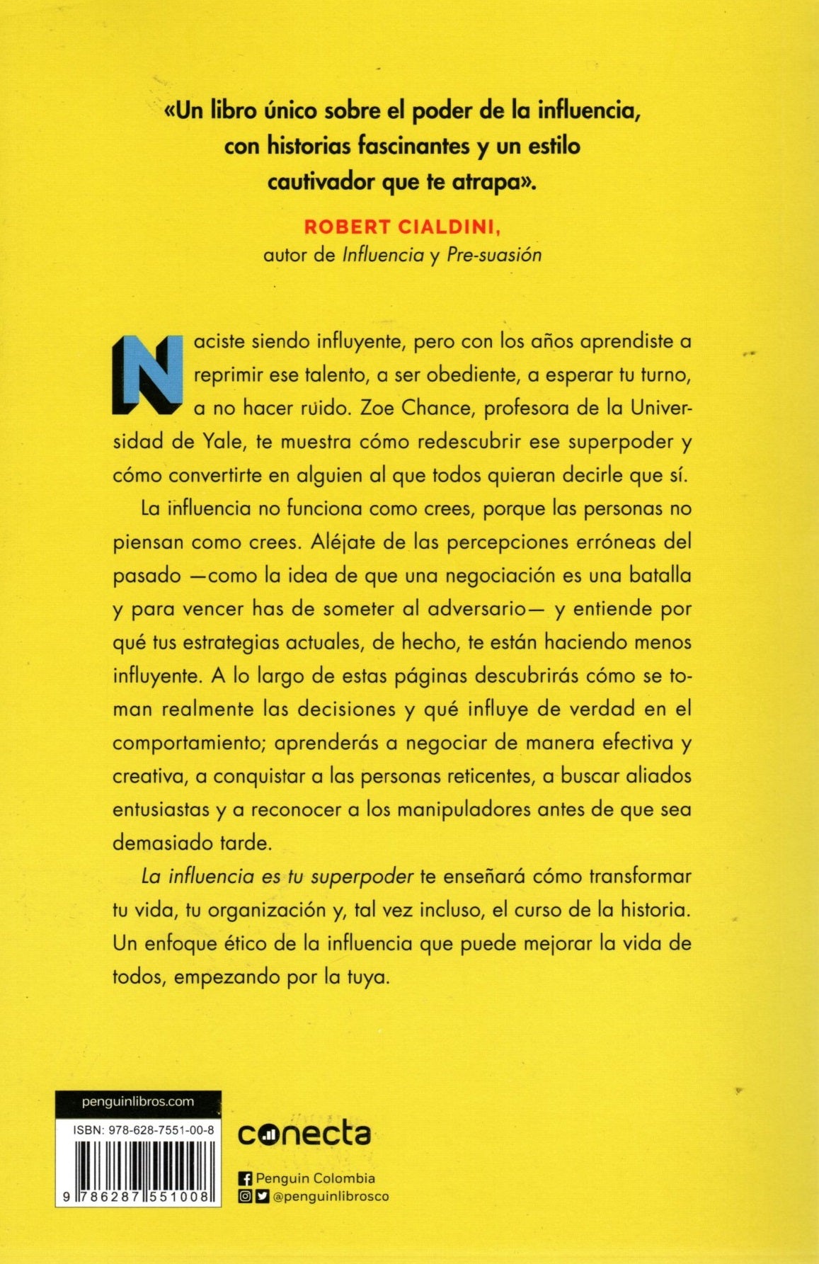 Libro Zoe Chance - La Influencia Es Tu Superpoder