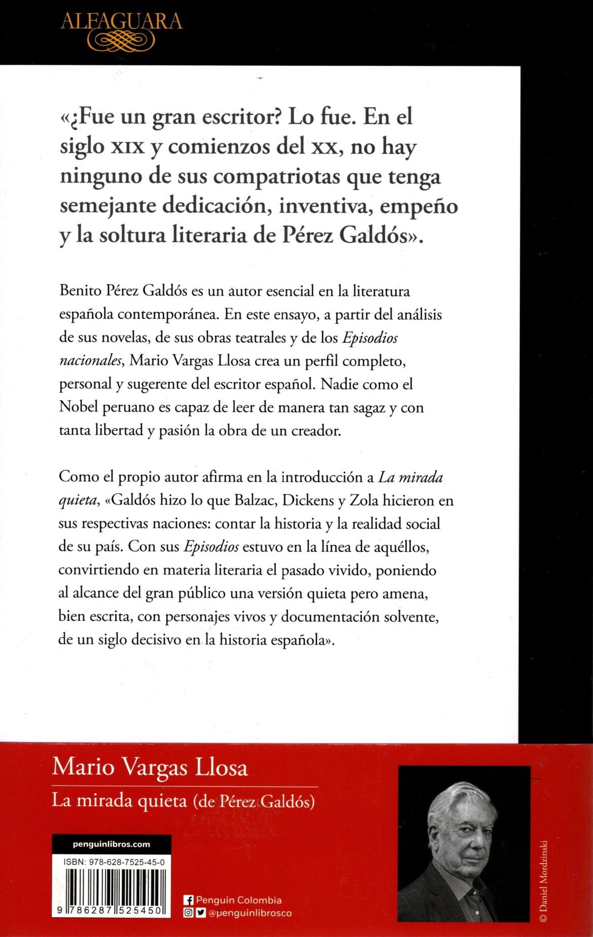 Libro Mario Vargas Llosa - La Mirada Quieta