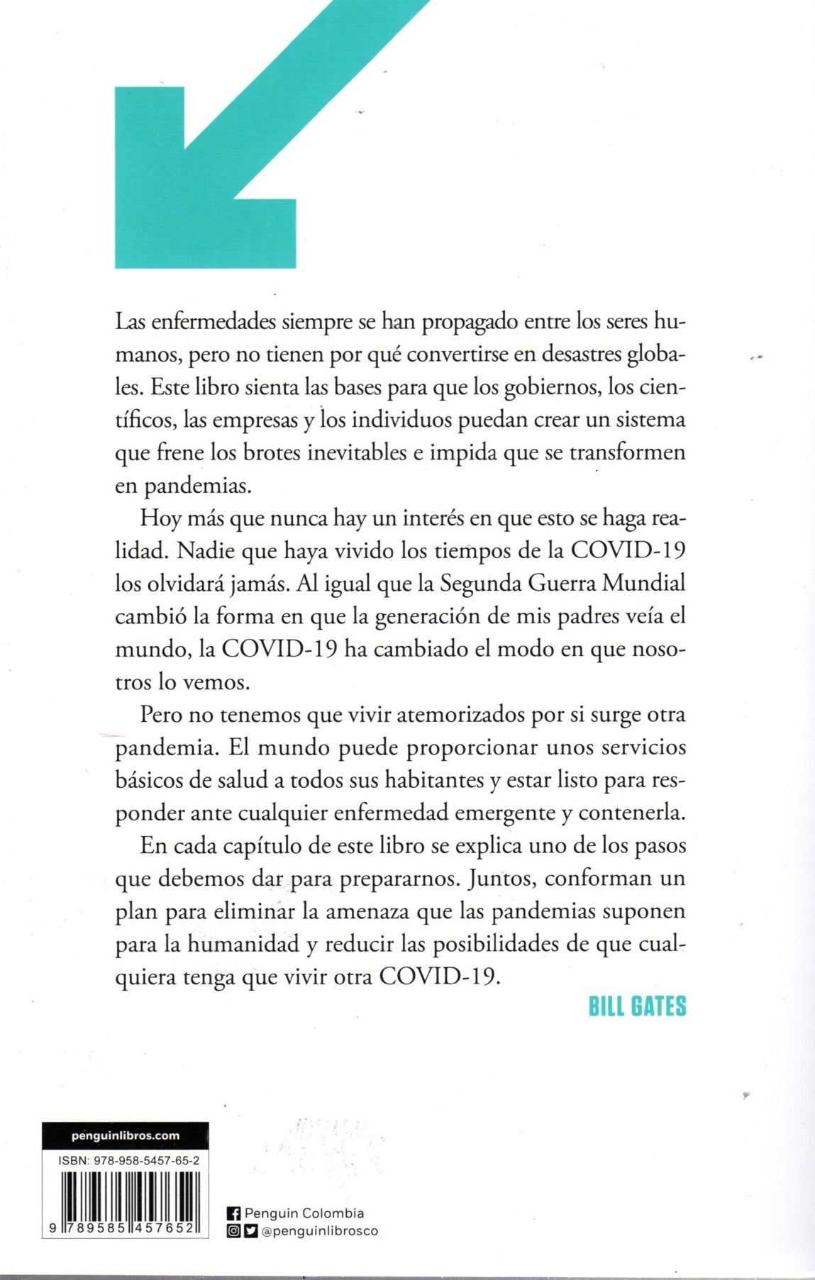 Libro Bill Gates - Cómo Evitar La Próxima Pandemia