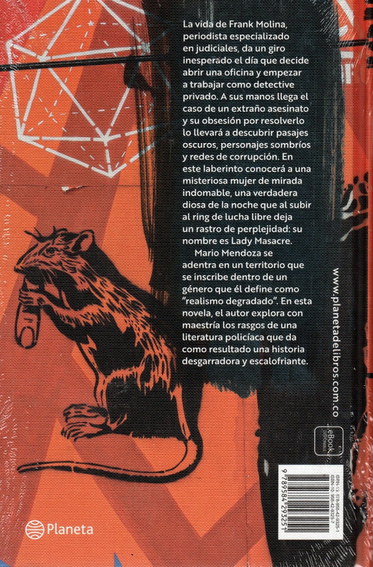 Libro Mario Mendoza - Lady Masacre