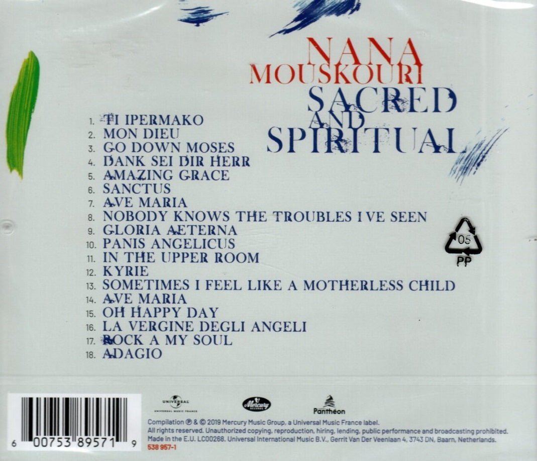 CD Nana Mouskouri – Sacred And Spiritual