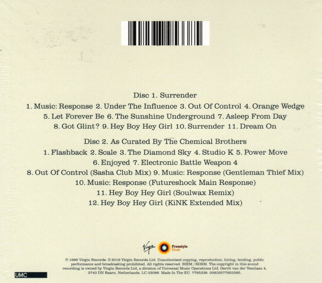CDX2 The Chemical Brothers – Surrender
