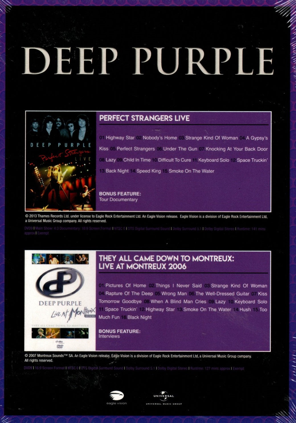 DVDX2 - DEEP PURPLE SET