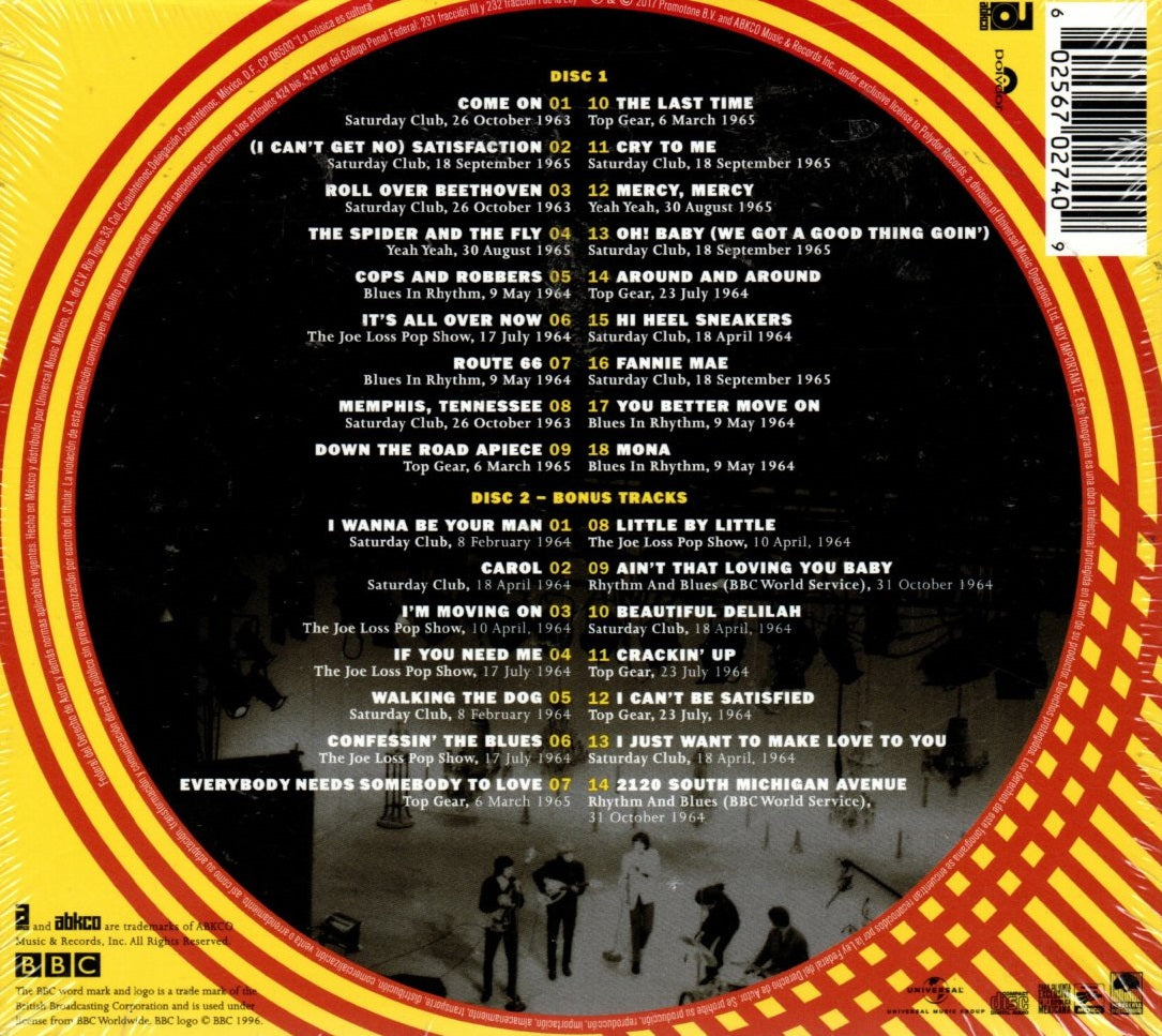 CD X2 The Rolling Stones – The Rolling Stones On Air