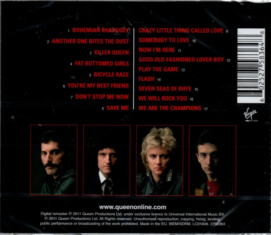 CD Queen ‎– Greatest Hits