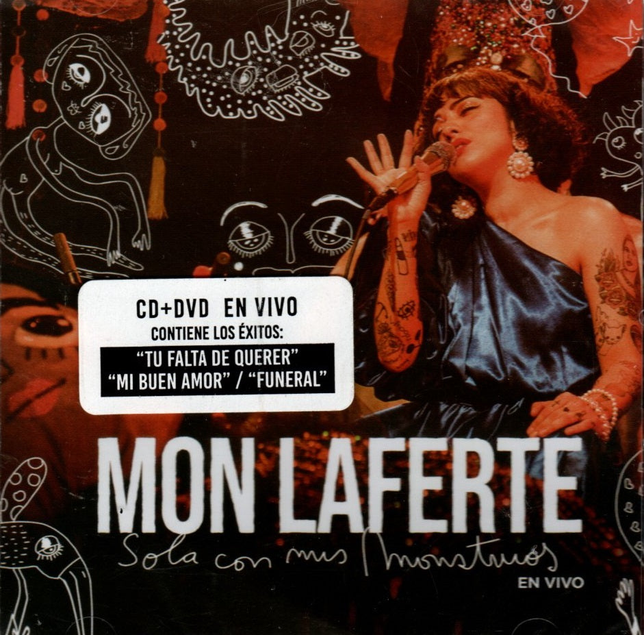 CD+DVD  Mon Laferte ‎– Sola Con Mis Monstruos - En Vivo