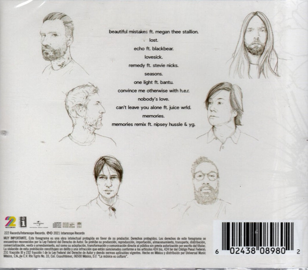 CD Maroon 5 - Jordi