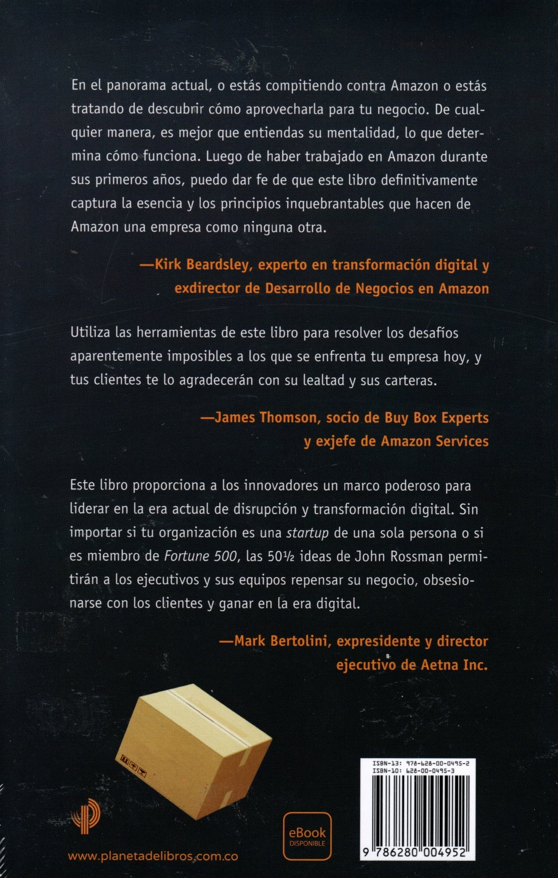 Libro John Rossman - Piensa como Amazon