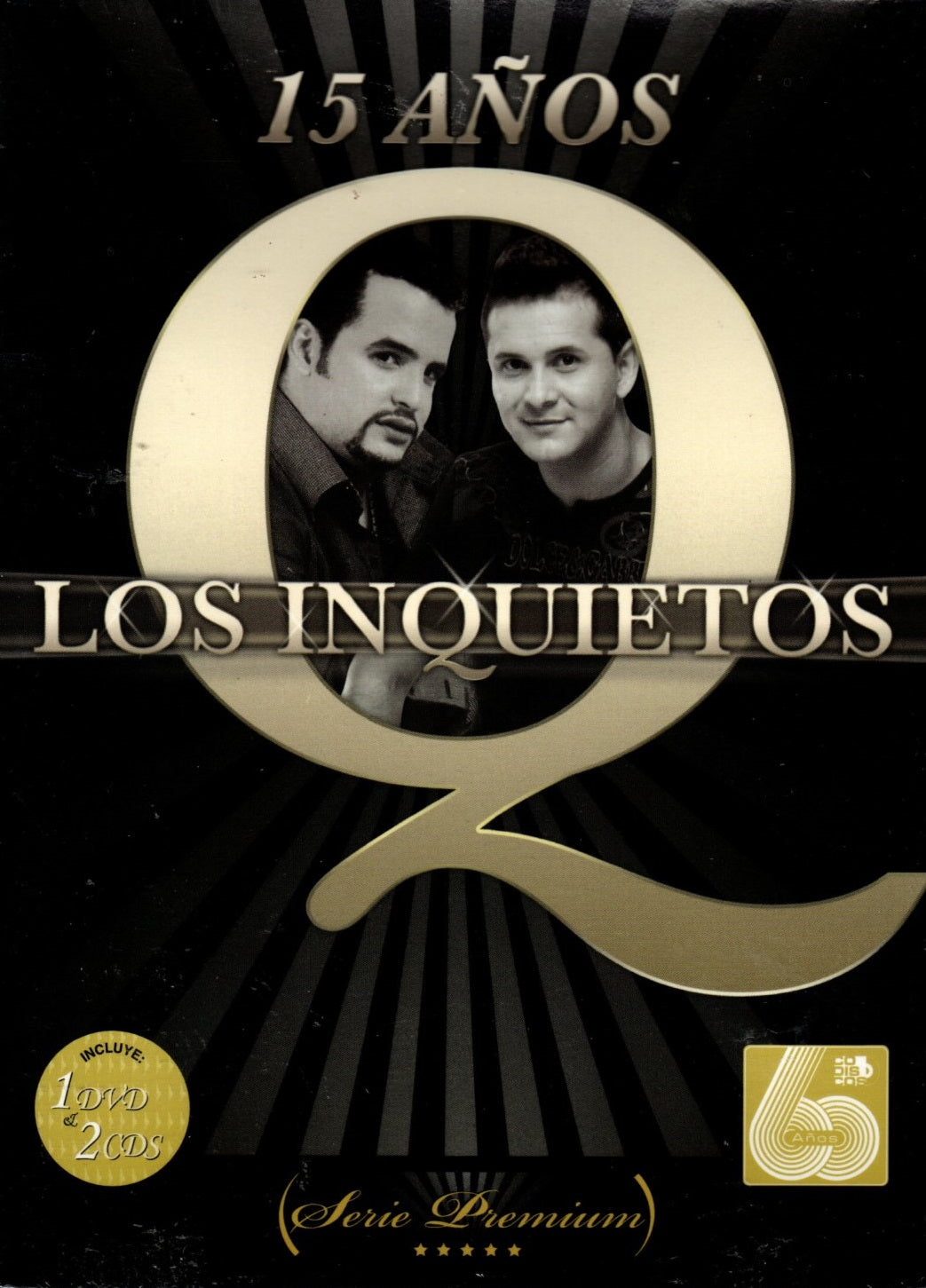 CDX2 + DVD Los Inquietos - 15 Año