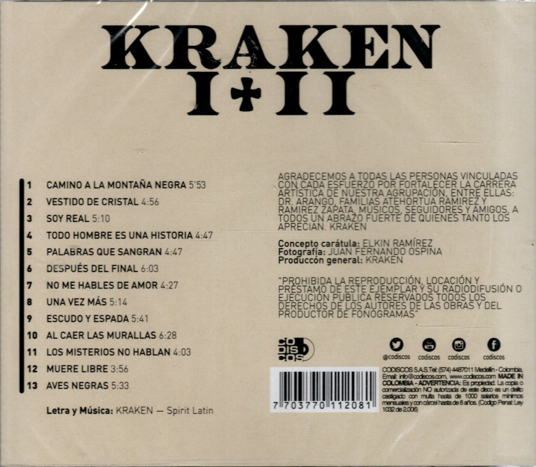 CD Kraken  ‎– I + II