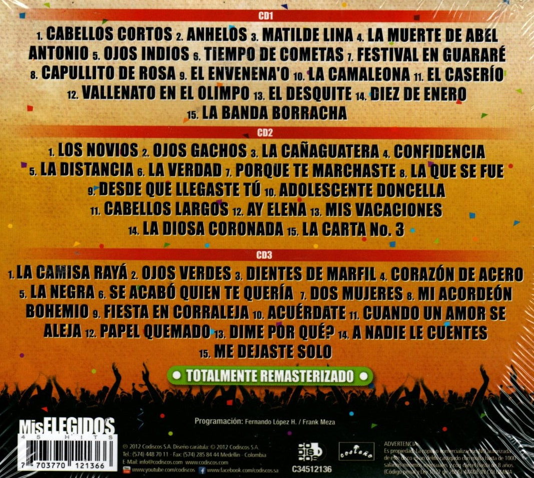 CDX3 Alfredo Gutierrez - Mis Elegidos 45 Hits
