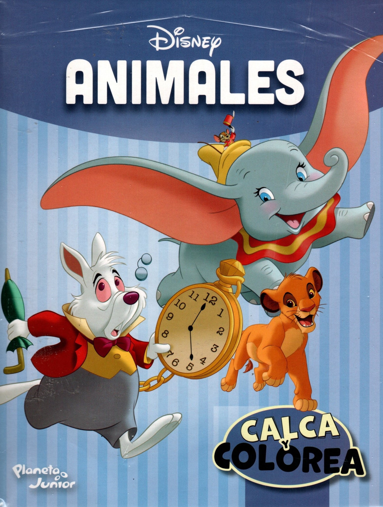 Libro Animales  Disney - Calca y colorea