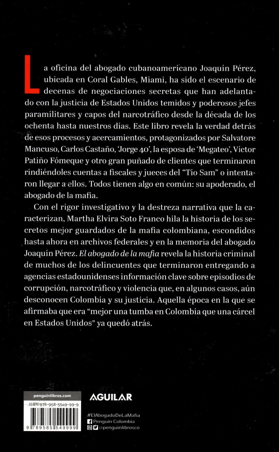 Libro Martha Soto -  El abogado de la mafia