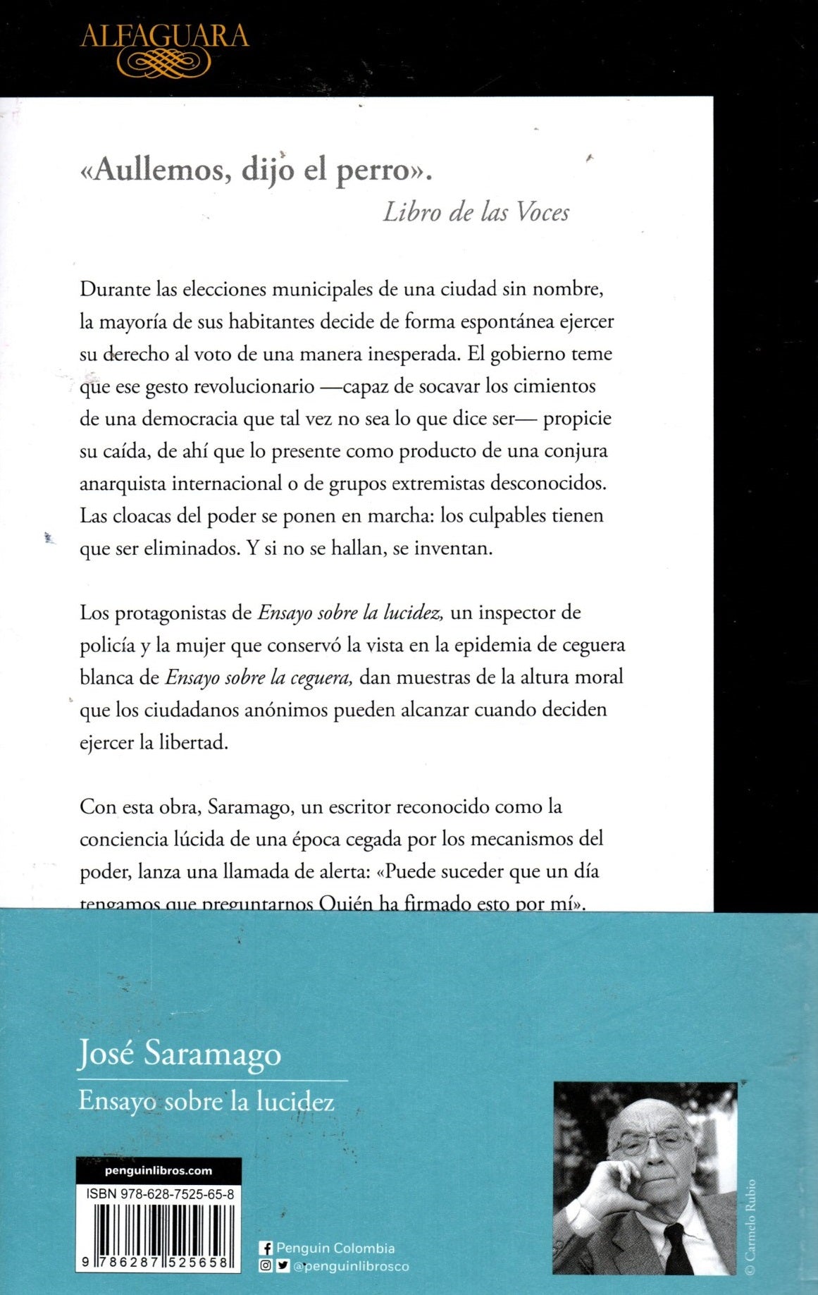 Libro José Saramago - Ensayo Sobre La Lucidez
