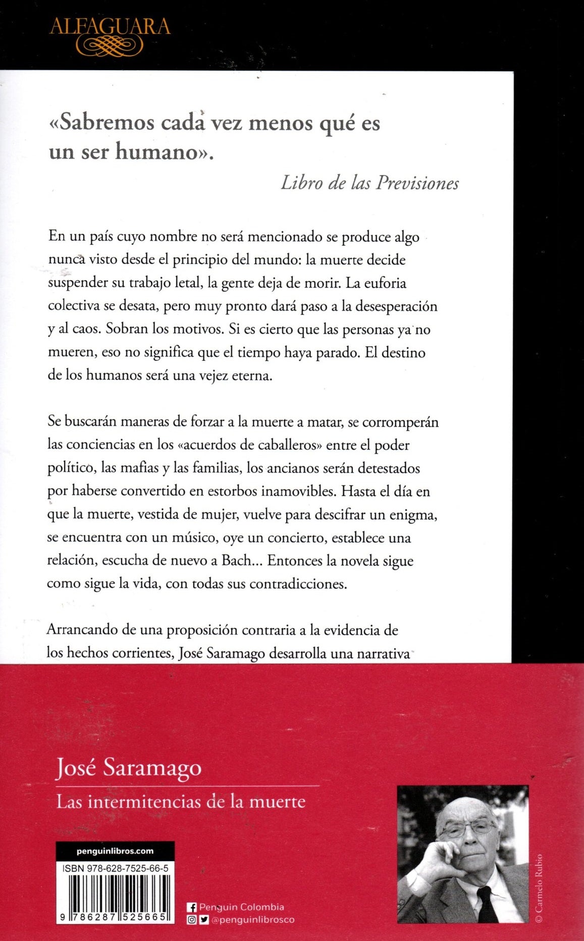 Libro José Saramago - Las Intermitencias De La Muerte