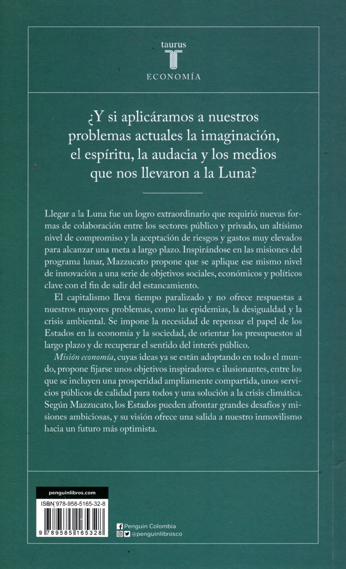 Libro Mariana Mazzucato - Misión economía