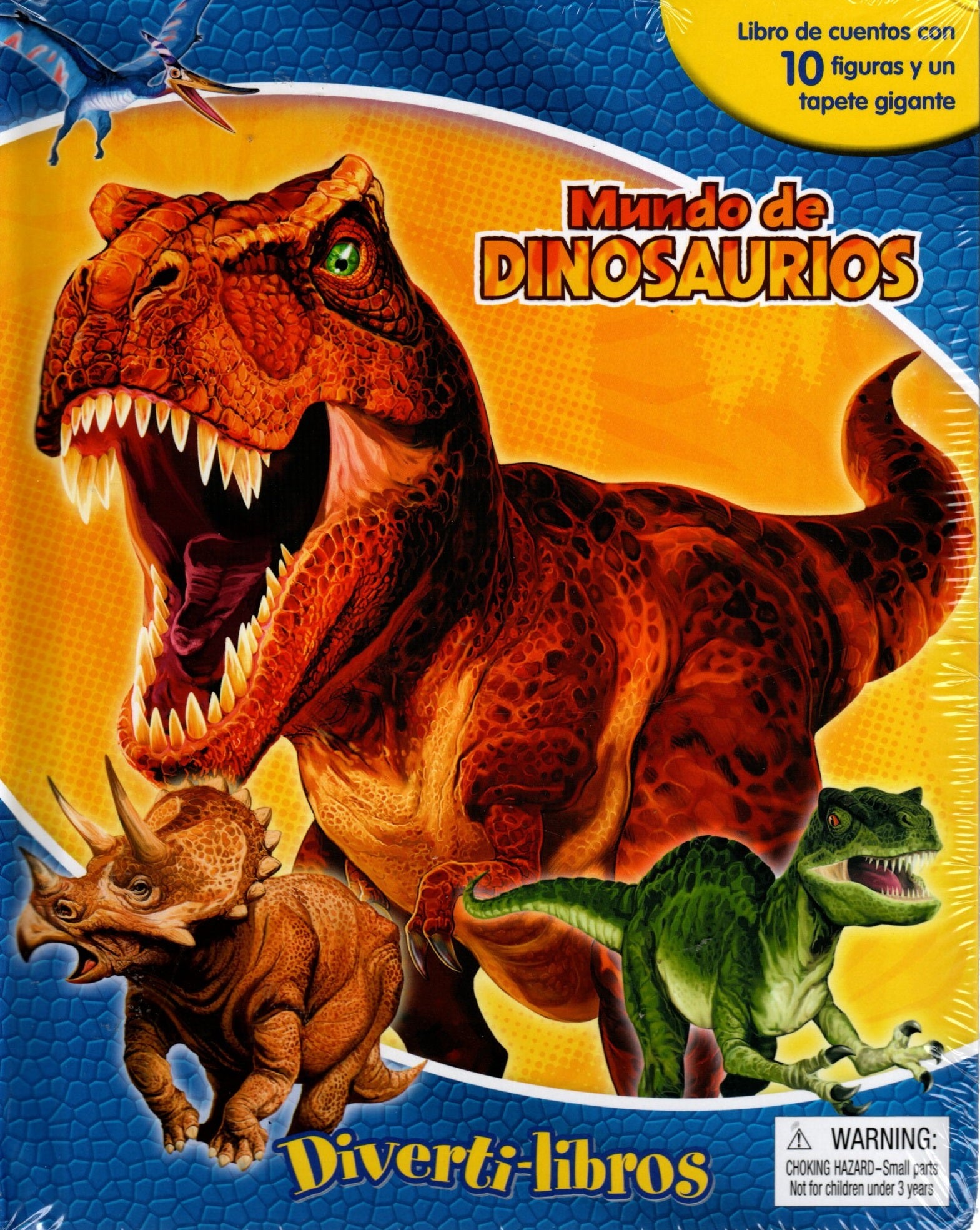 Libro Diverti Libros - Mundo De Los Dinosaurios