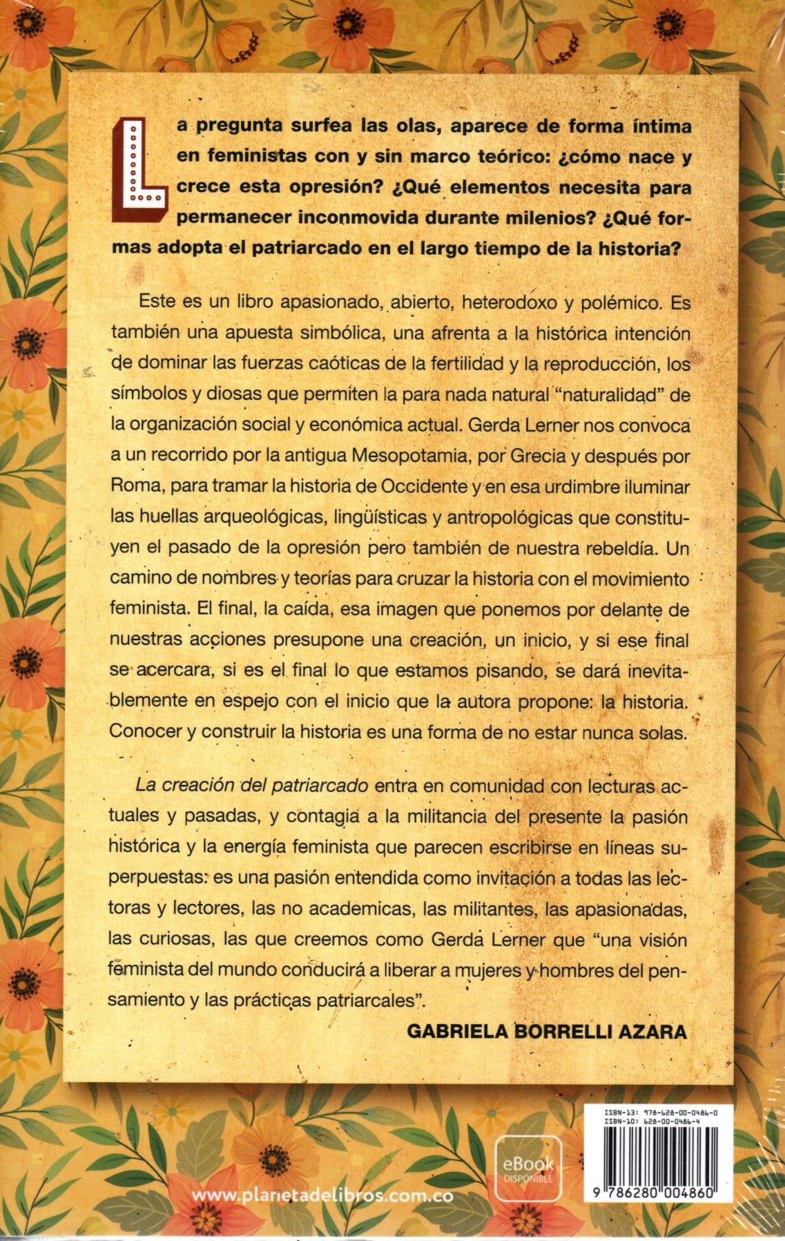Libro Gerda Lerner - La creación del Patriarcado