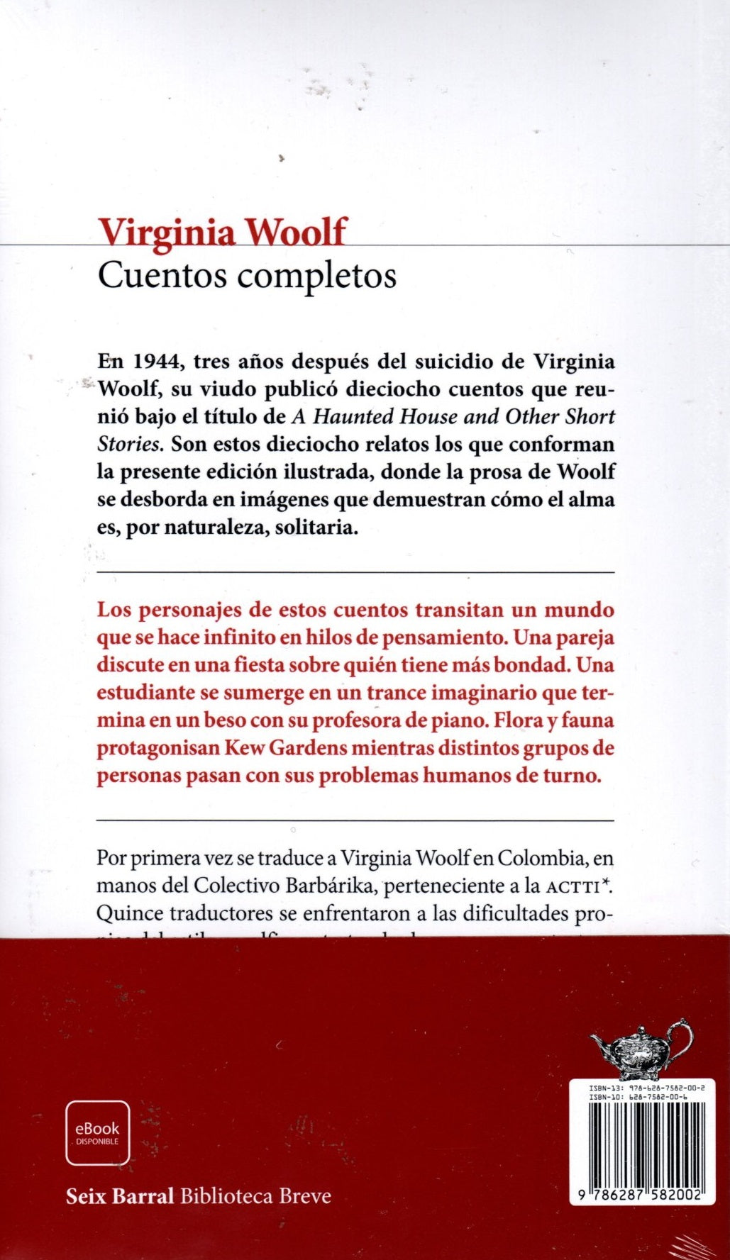 Libro Virginia Woolf - Cuentos completos