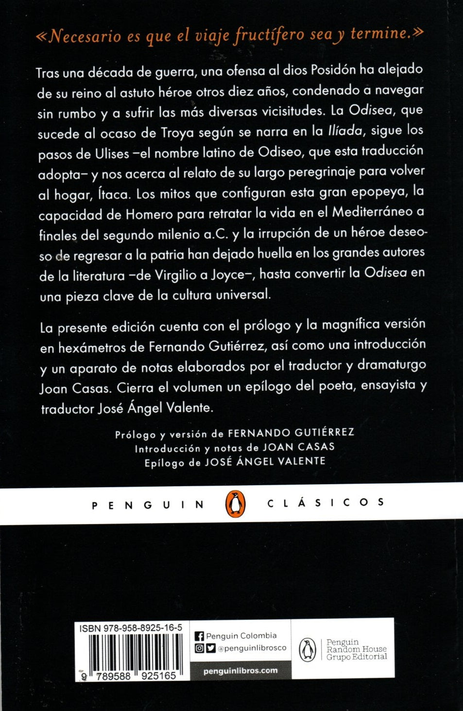 Libro Homero - Odisea