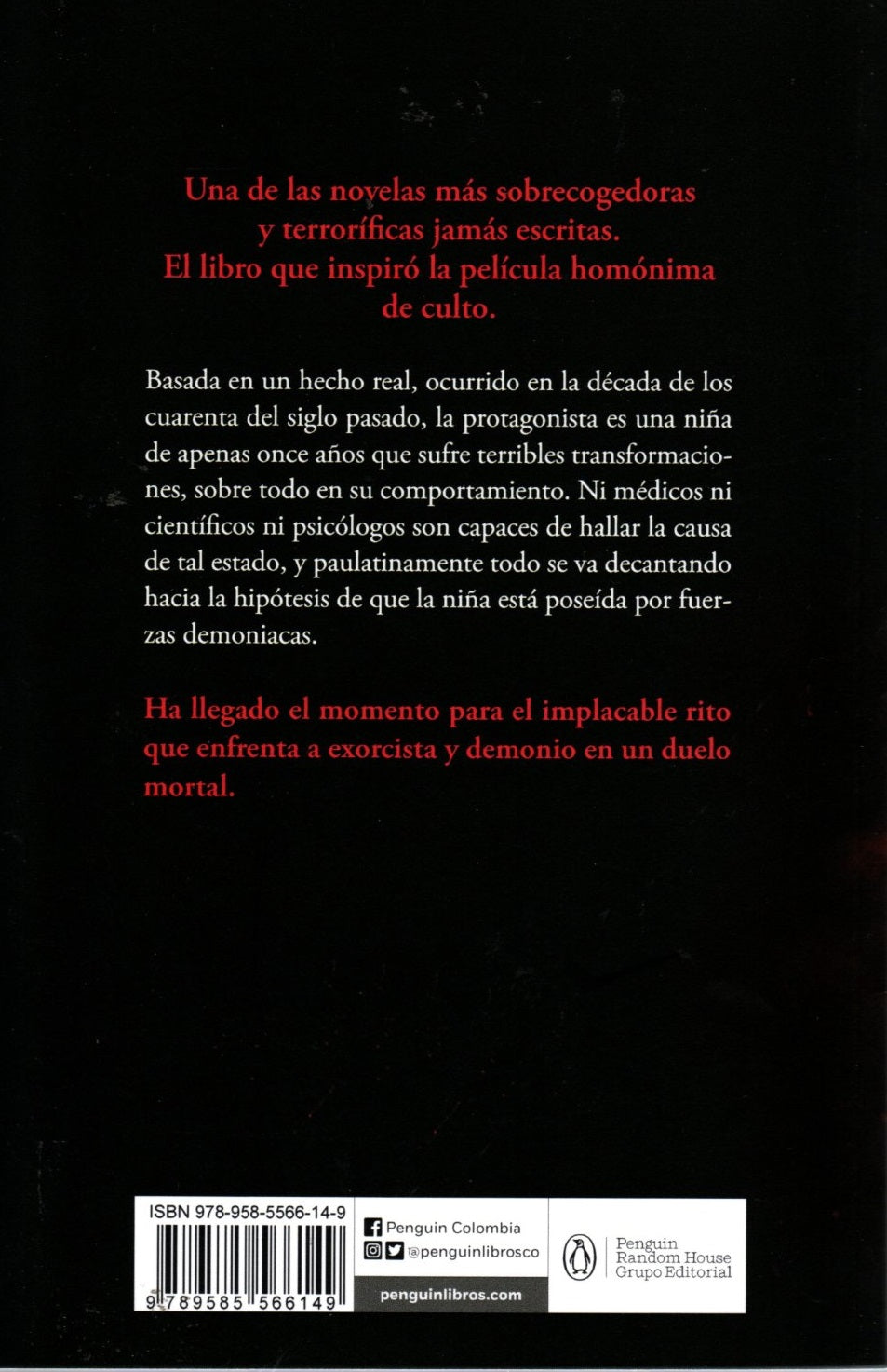 Libro William Peter Blatty - El Exorcista